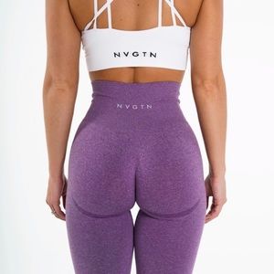 NVGTN Violet Contour Seamless Leggings NWT